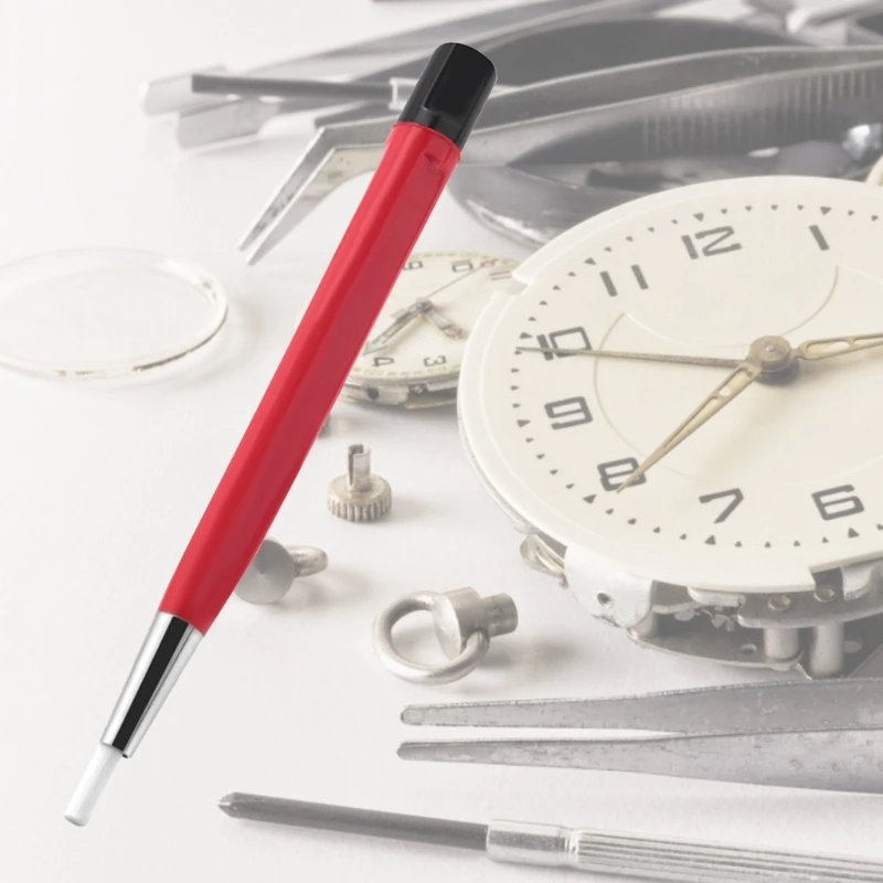 Cepillo para quitar óxido reloj, pluma fibra vidrio, latón, acero, limpieza, pulido arañazos, envío directo