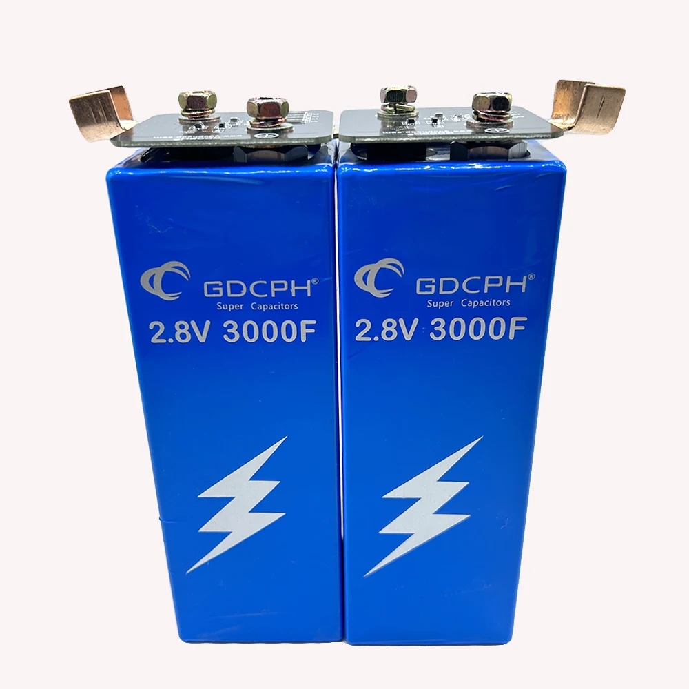 Square Type GDCPH 5.6V1500F Automotive Rectifier Module 2.8V3000F Capacitor With Balance Protect Plate For Backup Power Supply