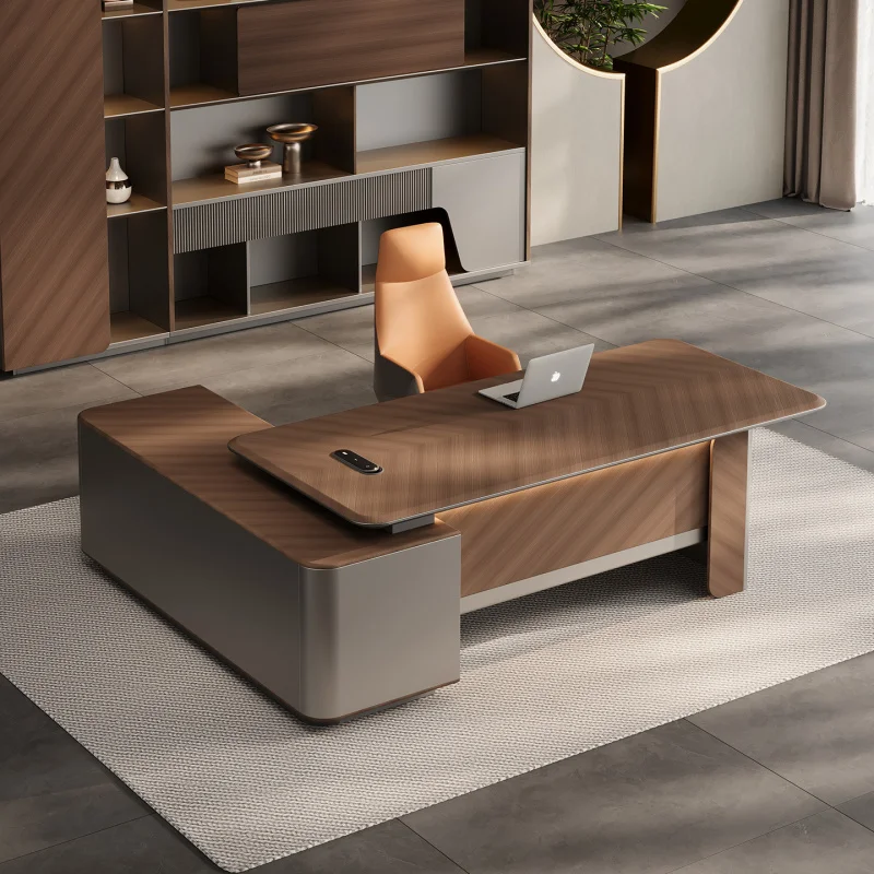 

Стол Президентский офисный стол Высококачественный стол для руководителя Офисный стол для менеджера Офисный стол и набор стульев