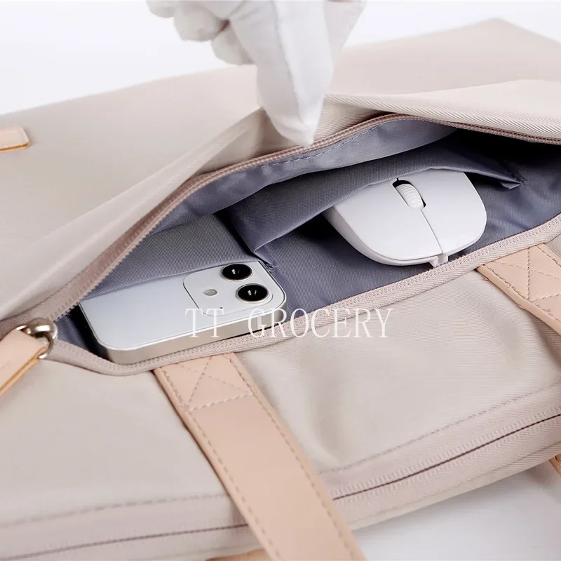 Laptop Bag Sleeve Protective Case Carrying Case for Macbook Air 13 14 15.6 Inch ASUS Lenovo Dell Xiaomi Huawei Shoulder Handbag