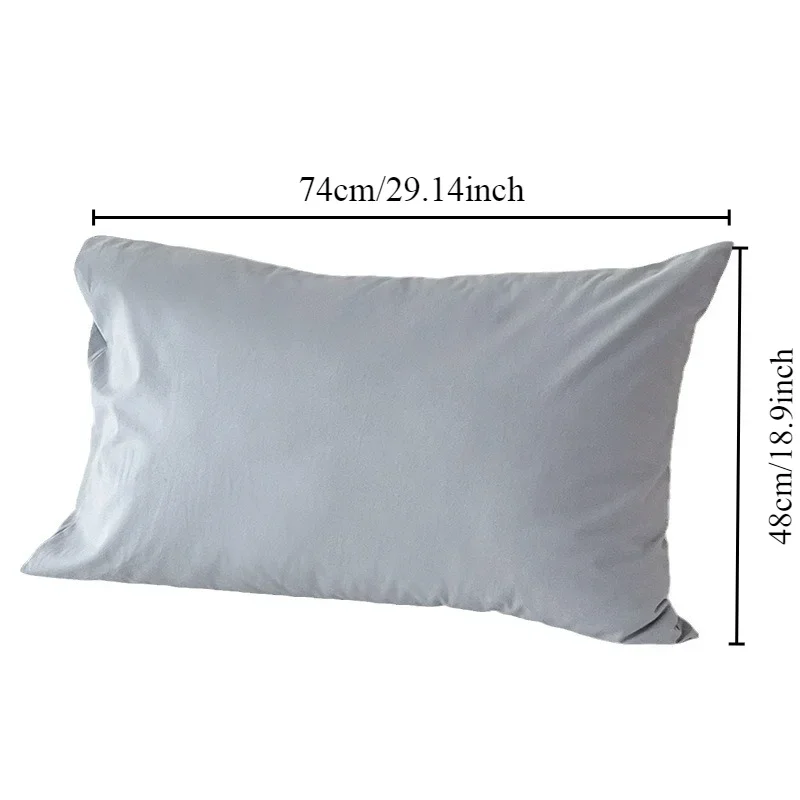 100% Cotton Pillow Cover 48* 74cm Multicolour Pillowcase Bedroom Pocket Sealed Soft Pillowcase Rectangular Envelope Pillowcase