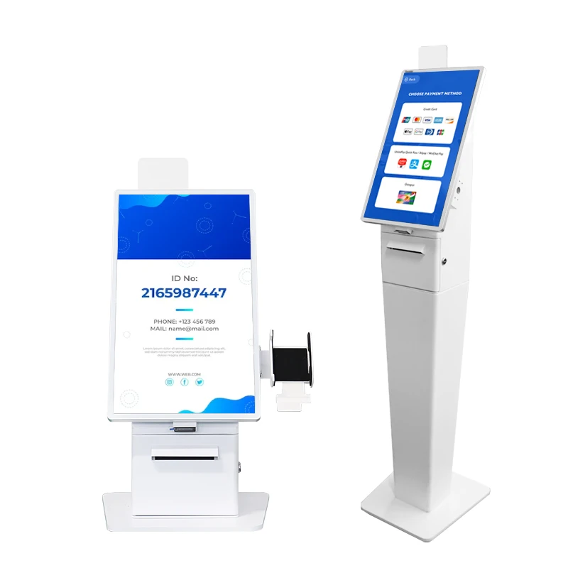 Irxsee Floor Stand Desktop Health Checkup Queuing Self-service Self Service Kiosk Terminal For Hospital Hotels