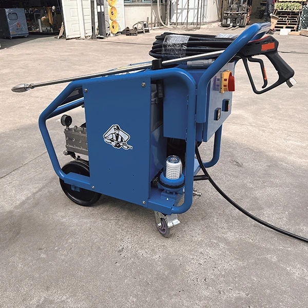 

440V/60Hz 600bar Electric Motor 22KW Cleaning Equipment High Pressure Water Jetting Sand Blasting Machine