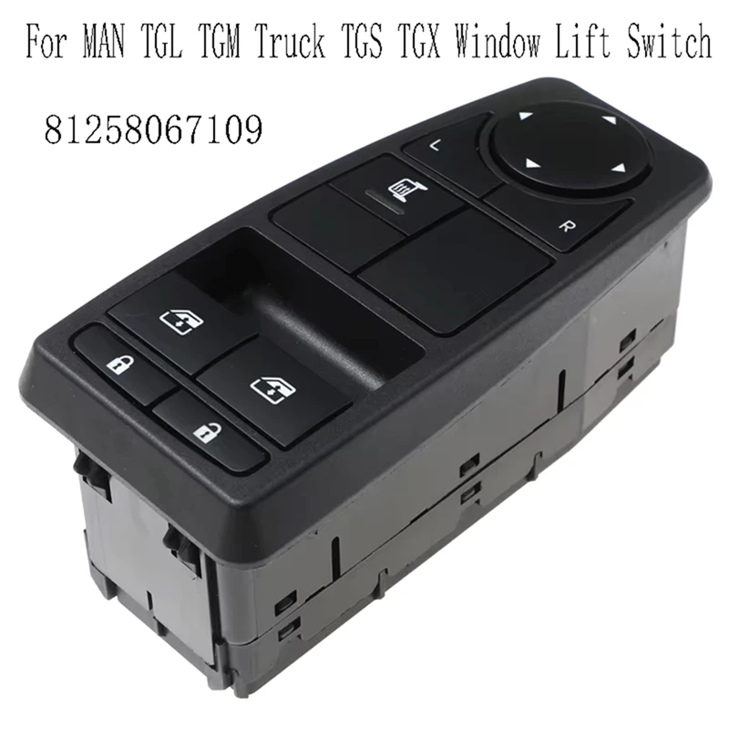 81258067109 Master Power Window Mirror Switch For MAN TGL TGM Truck TGS TGX Window Lift Switch