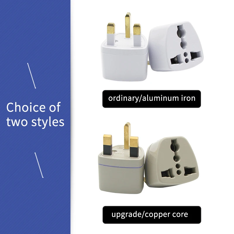 Convenient UK Plug Travel UK Maldor Malaysia AC Travel Conversion Universal Adapter Mobile Phone Charging Power Copper Core Plug