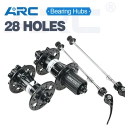 ARC MT007 Ultralight 28 otworów piasta hamulca tarczowego MTB aluminium rower ze stopu piasta rowerowa 4 zapadki 3 zęby 48 kliknięć HG 8 9 10 11 12 prędkość