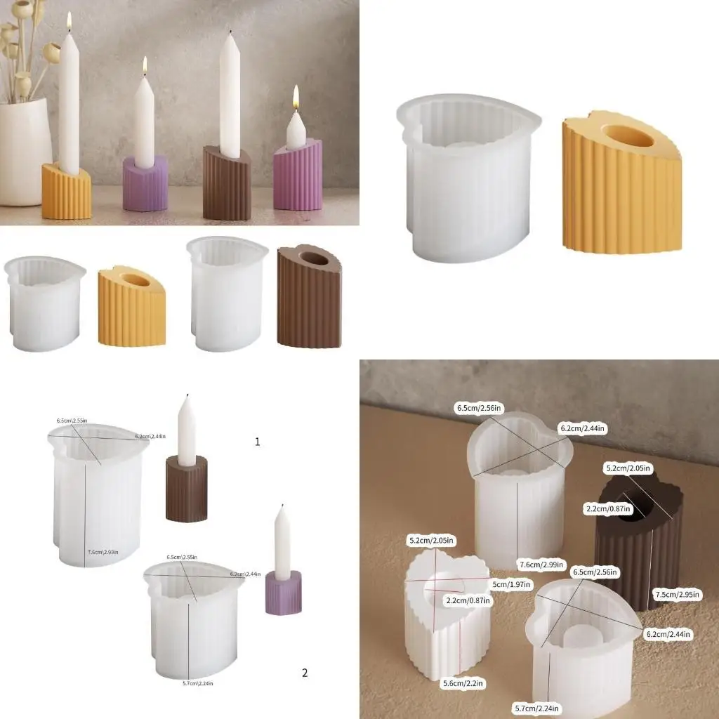 

Sturdy Silicone Molds for Creating Resin Holders and DIY Scented Wax Crafts and Plaster Decorations