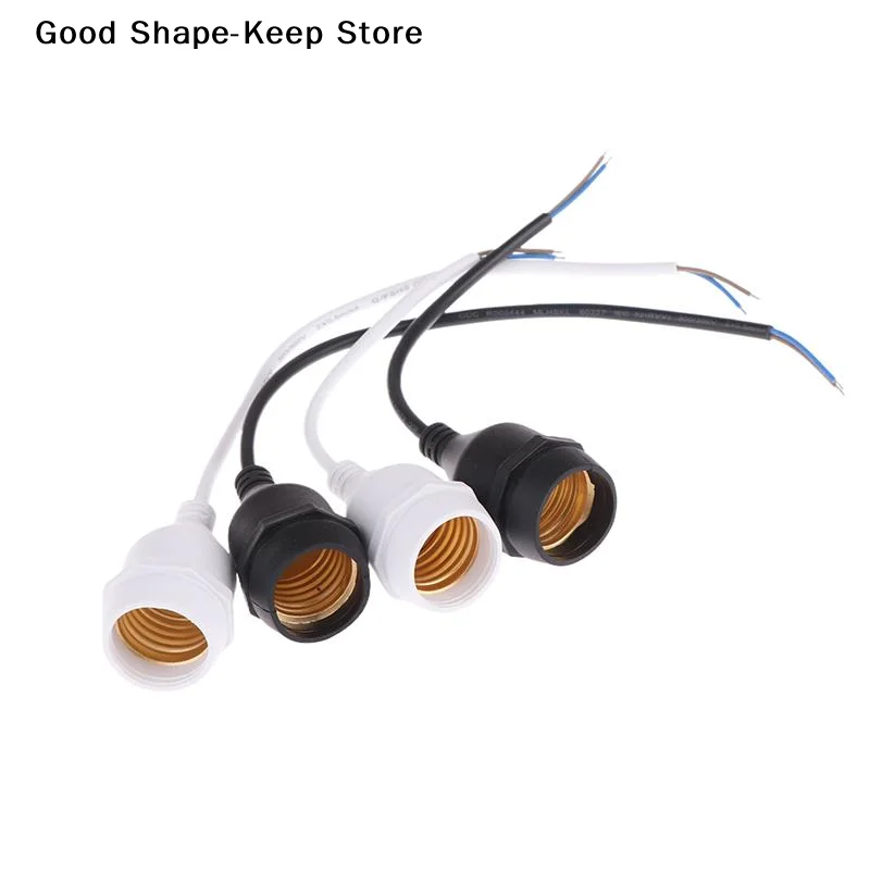 daily20/30/50/100/200CM Outdoor Waterproof E27 Lamp Holder With Power Cord Socket Industrial Farm Screw String Lamp Connector