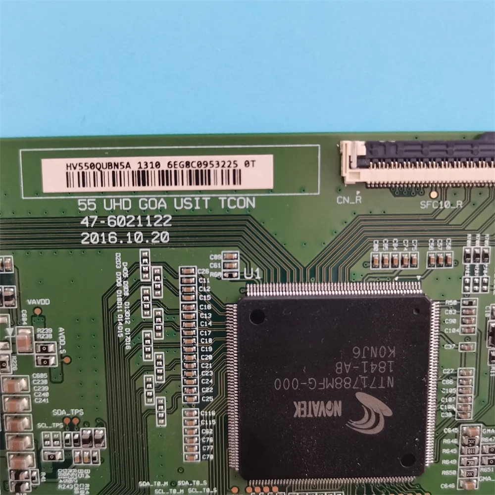 T-CON Board 47-6021122 55UHD GOA USIT TCON HV550QUBN5A, Логическая плата для UA55MU6100J UA55MUF30ZJXXZ WE55UB4417 55PUS7303 EB550K