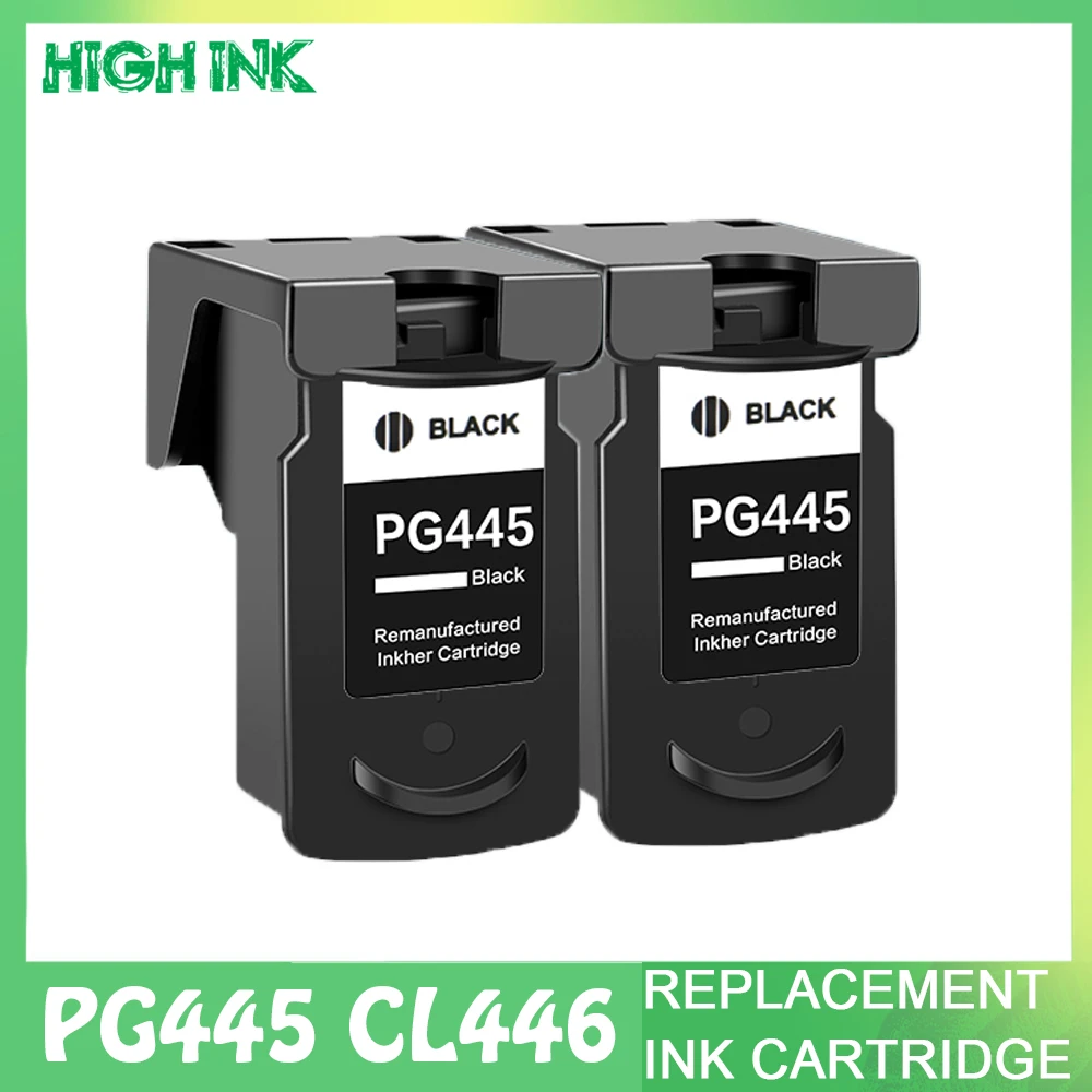 

Восстановленный PG-445 PG445 чернильный картридж для Canon PG 445 CL 446 для Canon PIXMA MX494 MG2440 MG2940 MG2540 MG2540S IP2840