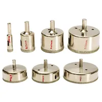 10/25/40/55/70/85/100mm 7PCS Large Diamond Hole Saw Tile Ceramic Glass Porcelain Marble Drill Bit Set