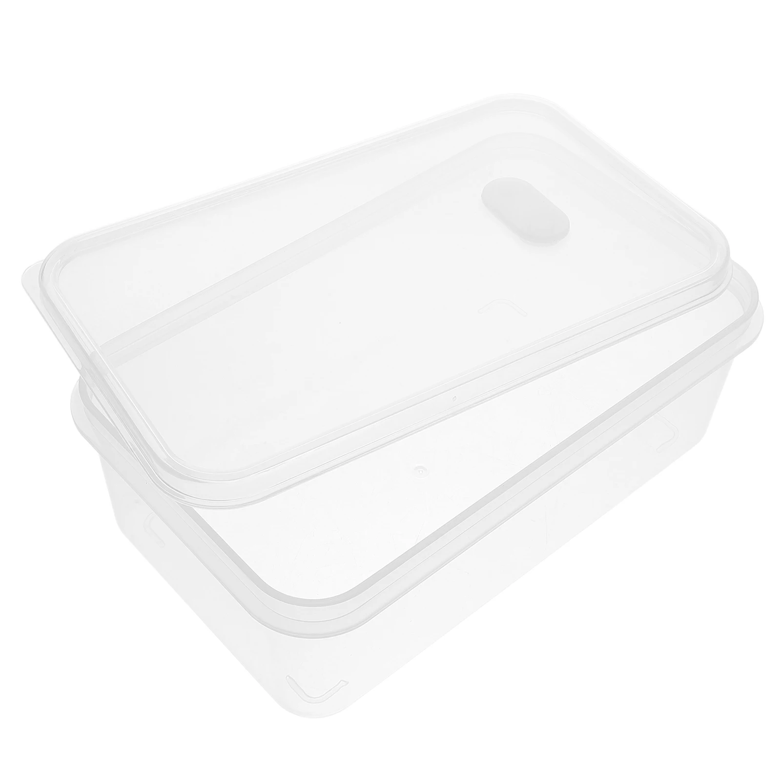 s Food Storage Box Clear Lids Kitchen Freezer Containers Plastic Lunch Boxes Meal Prep Snack Storage Fruit Sushi