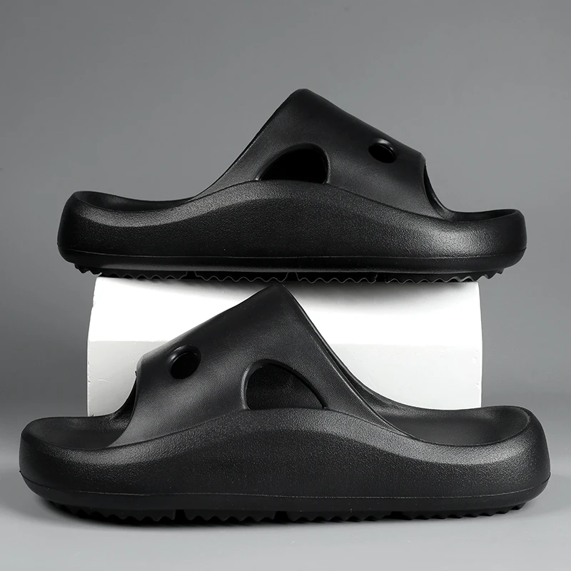 

Men's Slipppers Outdoor Sports Fashion Sandals Comfortable Thick Bottom Anti-slip Couple Slip-On Home Slippers EVA Material