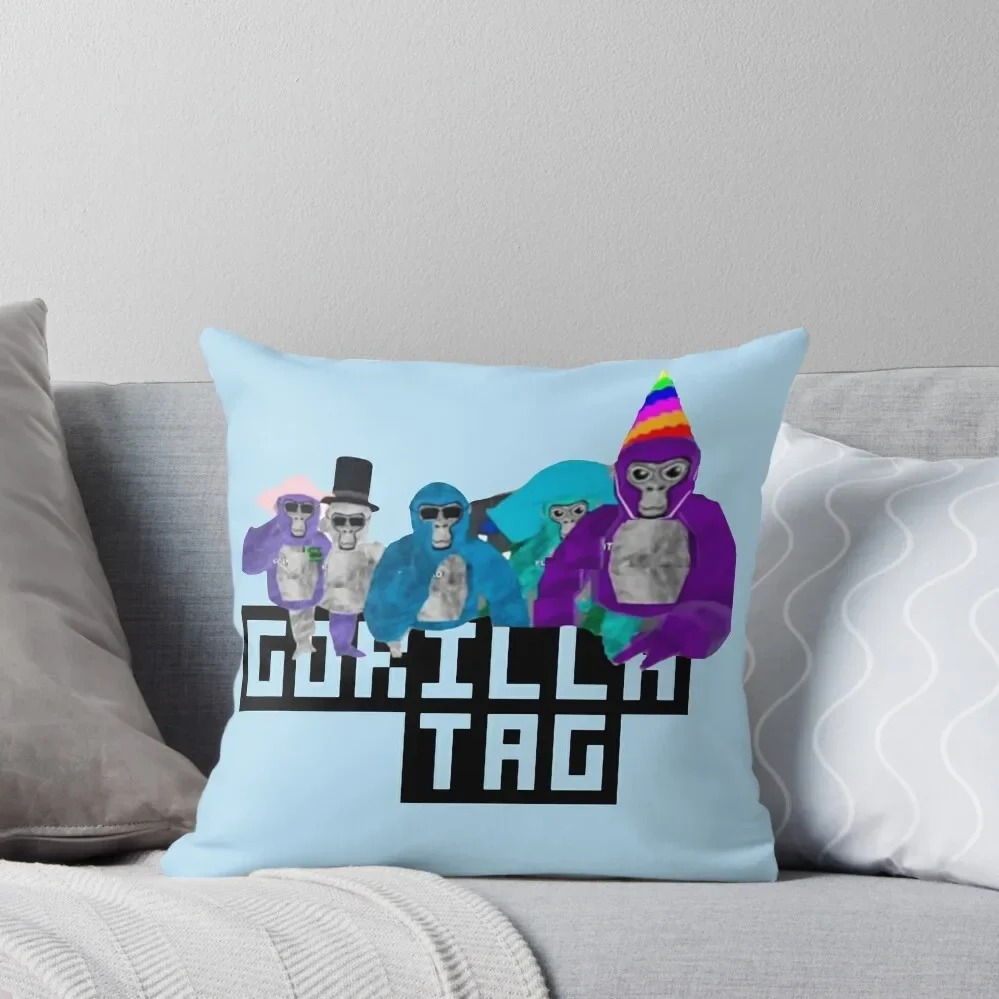 

Gorilla Tag Party Time Brithday Gang Gorilla Tag Merch Unisex Tshirt Blend Hoodie Long Sleeve Crewneck Sweatshirt Throw Pillow