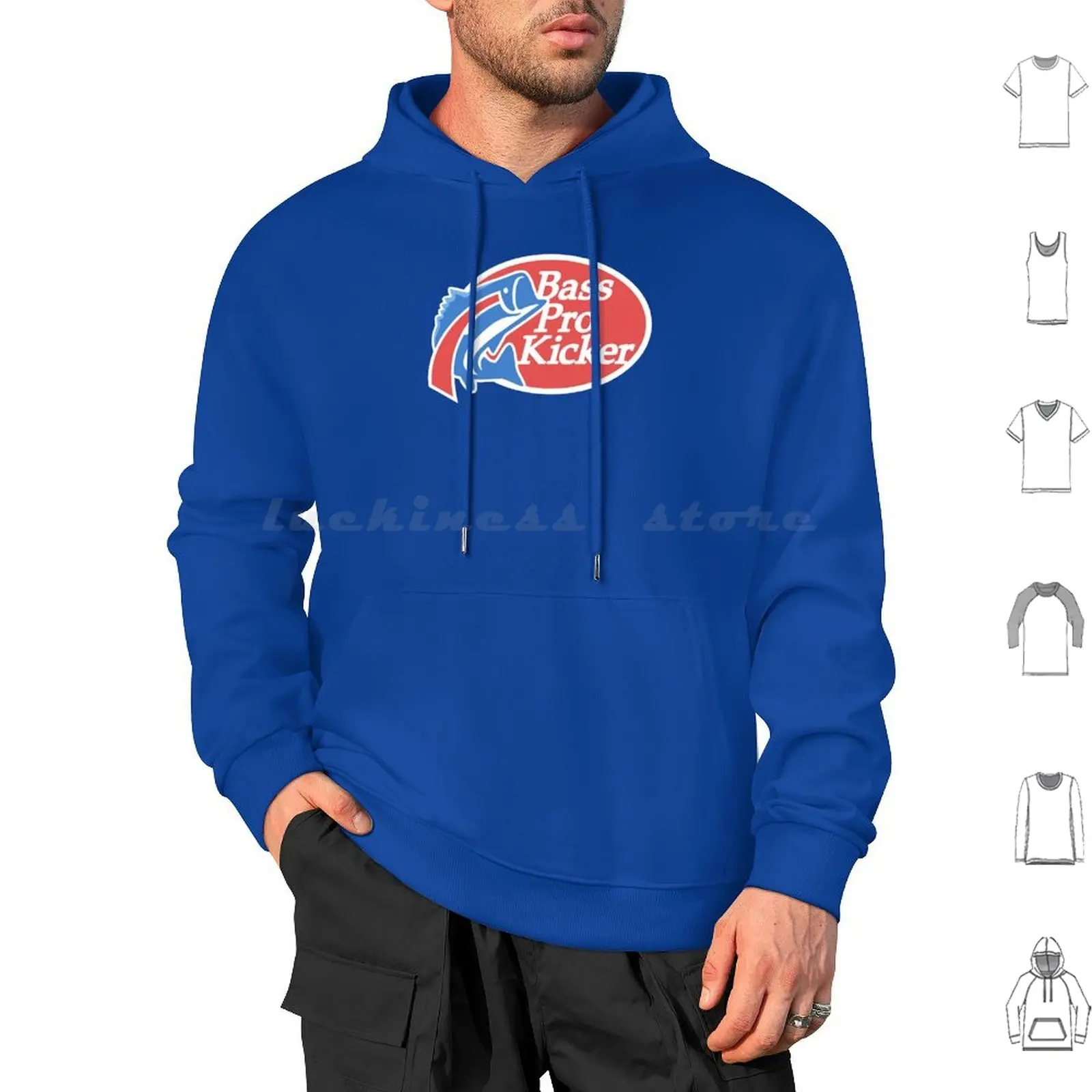 Bass Kicker Pop Art Buffalo Logo Design Hoodie cotton Long Sleeve Kicker Football Buffalo Buffalove 716 Wny Western