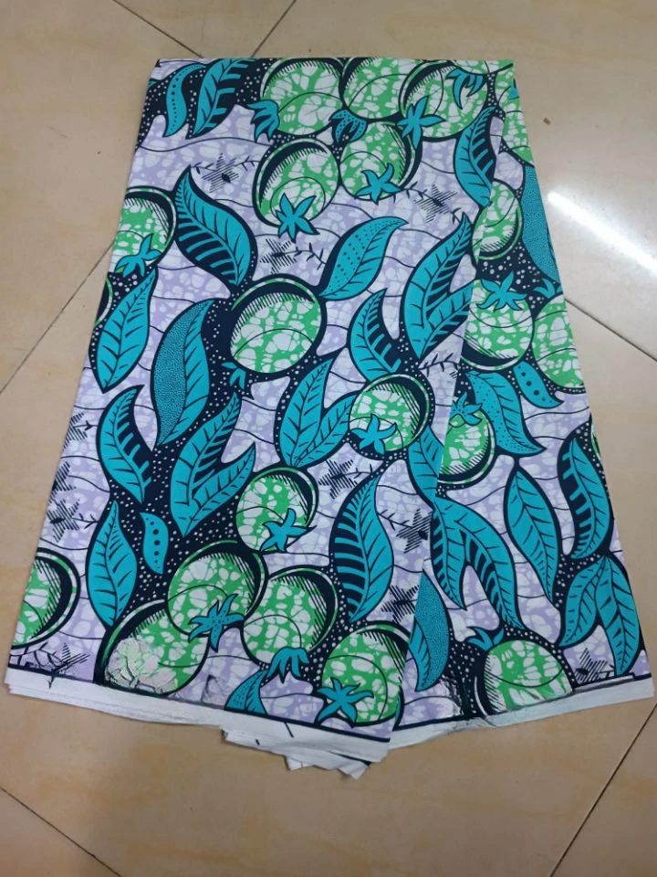 2022 new arrival holla.ndais su.\'per wax fabric hot sale Ankara print fabric Ghana wax fabric dress 6 yards