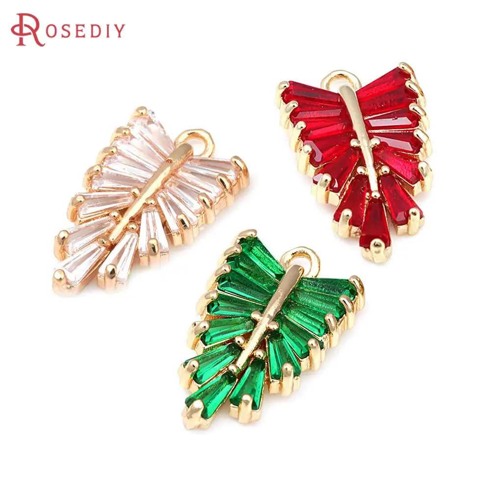 4PCS Brass Tree Lea… - image