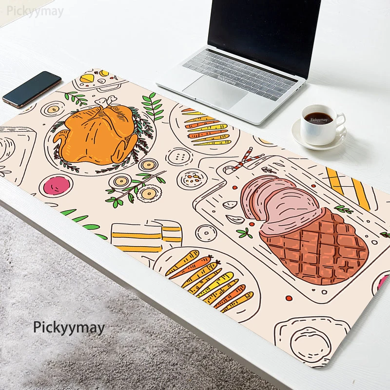 

Illustration Art Mousepad 90x40 Big Masuepad Office Deskpad Computer Desk Mat Rubber PC Table Carpet Large Mouse Pad Nonslip