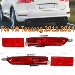 PMFC Tail Light Rear Bumper Reflector Lamps Brake Stop Light Fog Light Overhead Lights For VW Touareg 2011 2012-2014 7P6945702C
