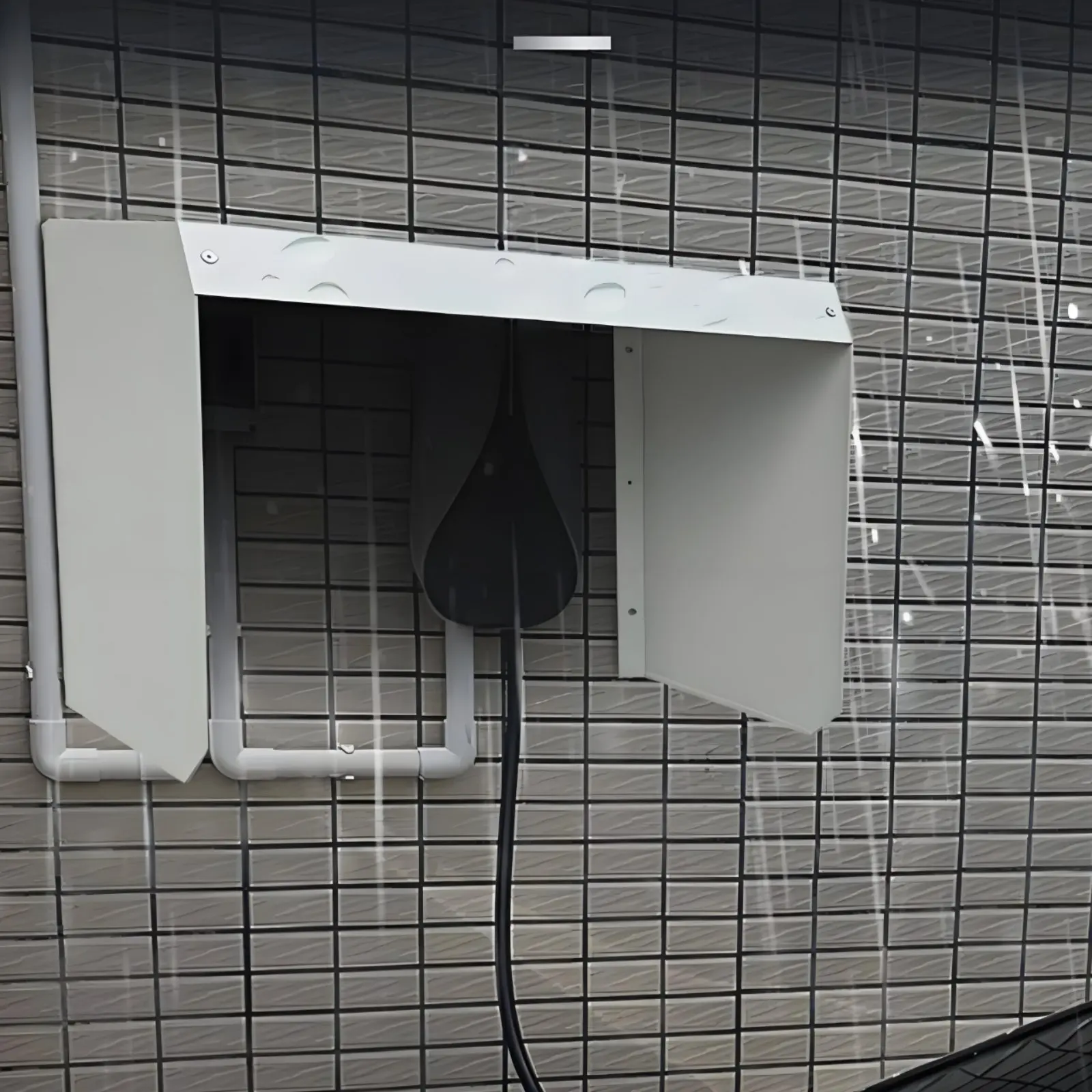 Electric Vehicle Charger Rain Hood Rainproof Wall-Mounted Charger Cover Electric Vehicle Charging Station Cover Waterproof