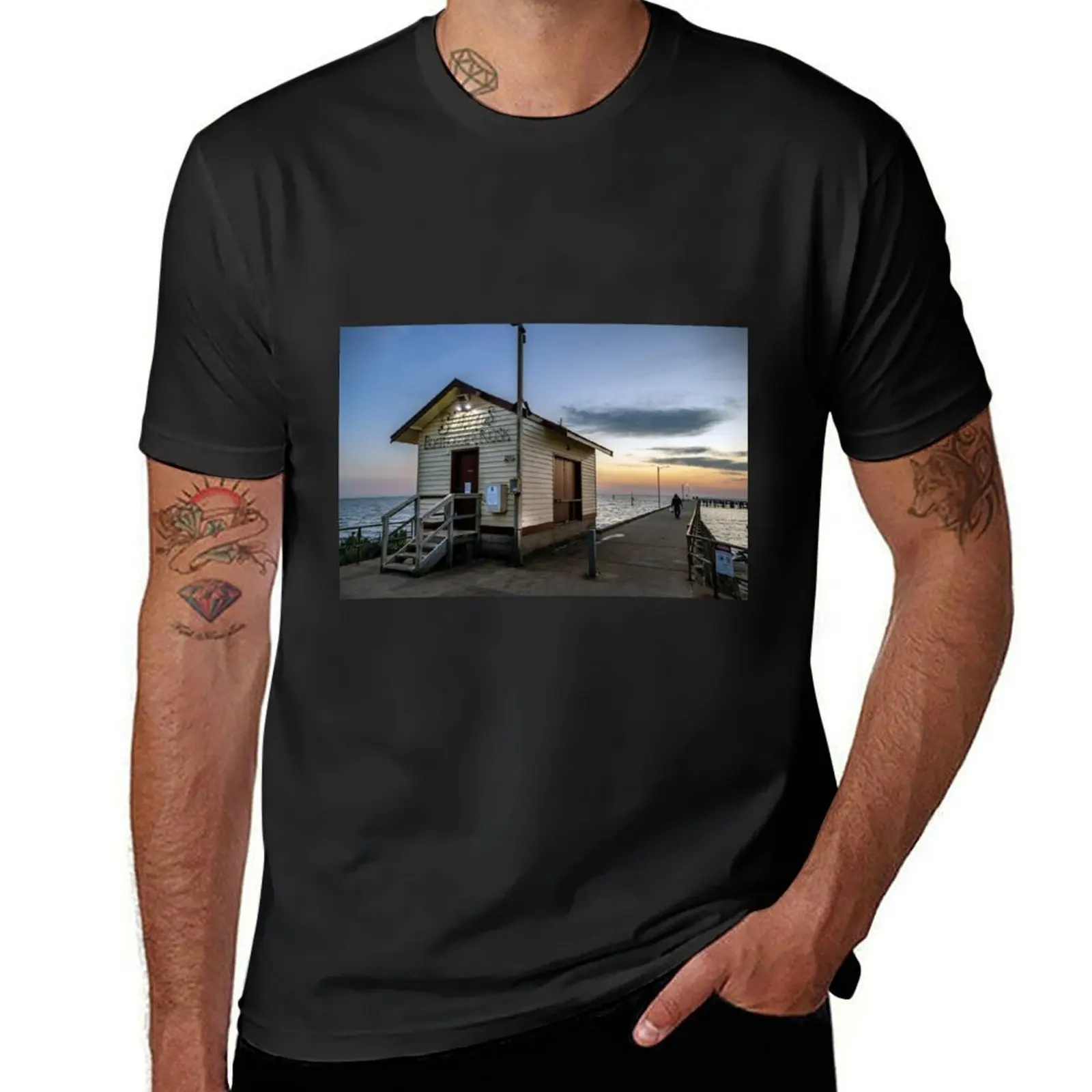 Sirens Boathouse Kiosk T-Shirt blacks new edition cute clothes Short sleeve tee mens graphic t-shirts pack