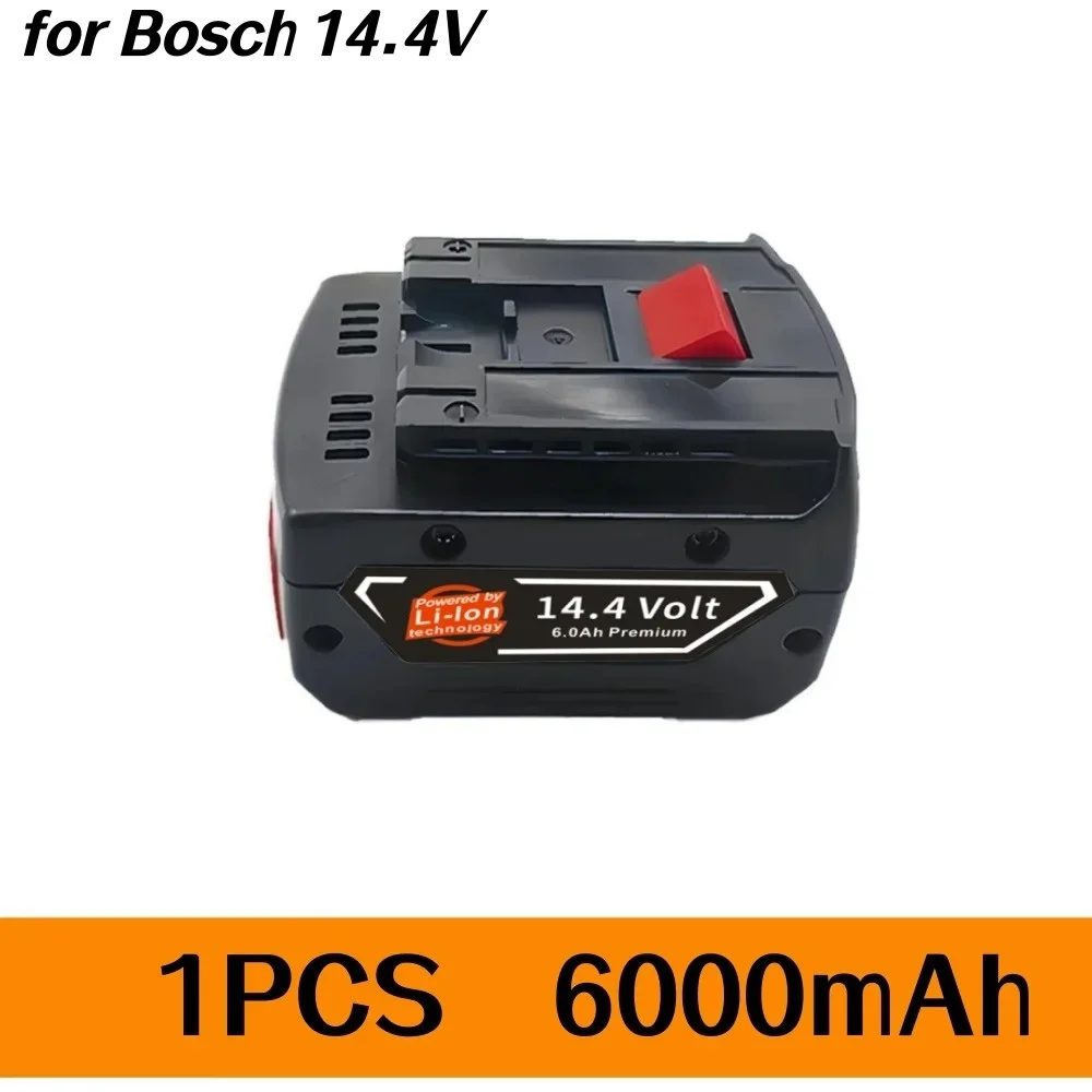 Original Rechargeable Battery for Bosch Power Tool 14.4V 6.0Ah for GBH GDR GSR DDS180 BAT614G Replacement Li-ion Battery