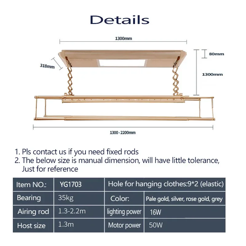 2020 Electric Airer Automatic lifting new design hanger fashion clothes drying racks