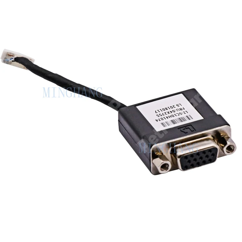

M DP to VGA Port Adapter Black Cable ThinkCentre for Lenovo M900 M600 4X2755 04X2755