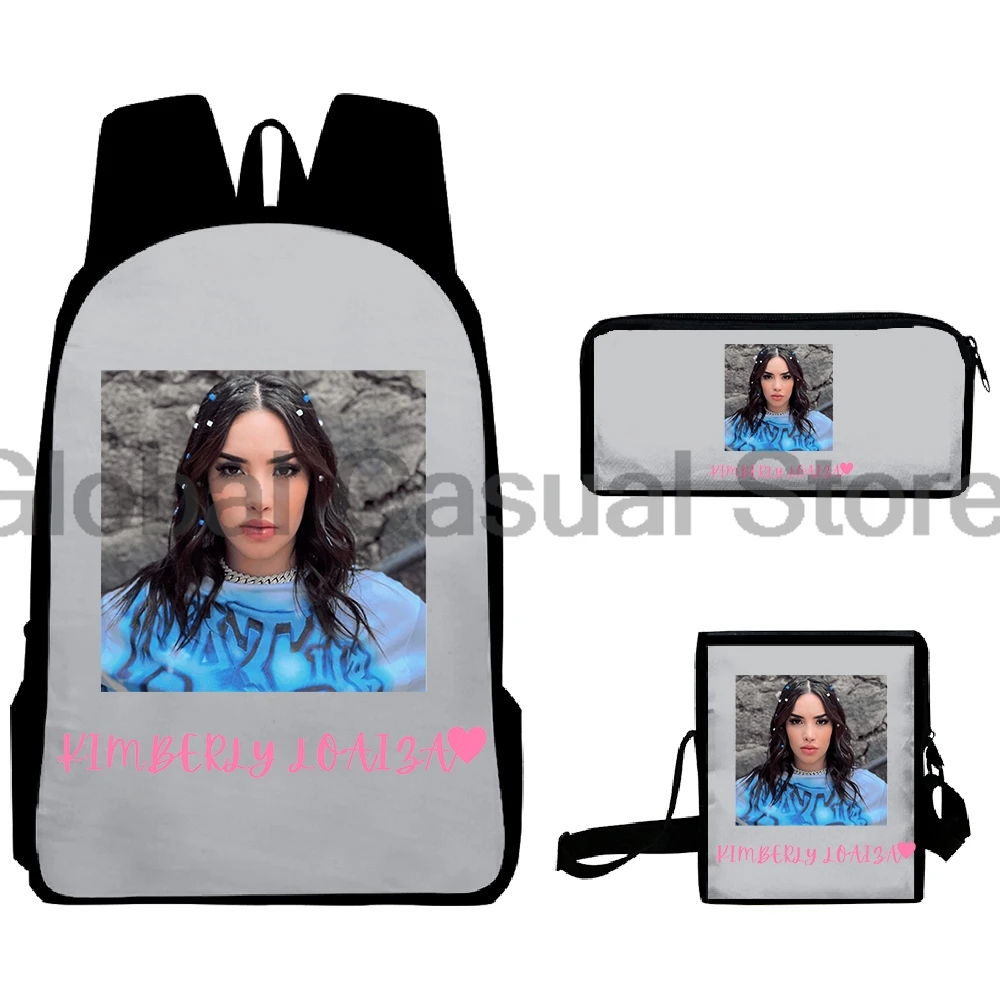 Kimberly Loaiza Merch Plecak 3-częściowy Zestaw Plecak Torba Na Ramię Mężczyźni Kobiety Casual Daypack Modne Torby