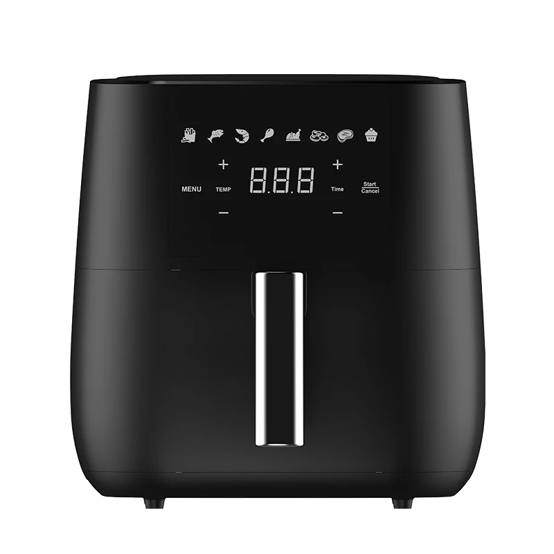 Household Multi Functional New 6L Deep Windows Digital Fryer With Touch Screen Kitchen Small Electric Air Fryers Without Oil