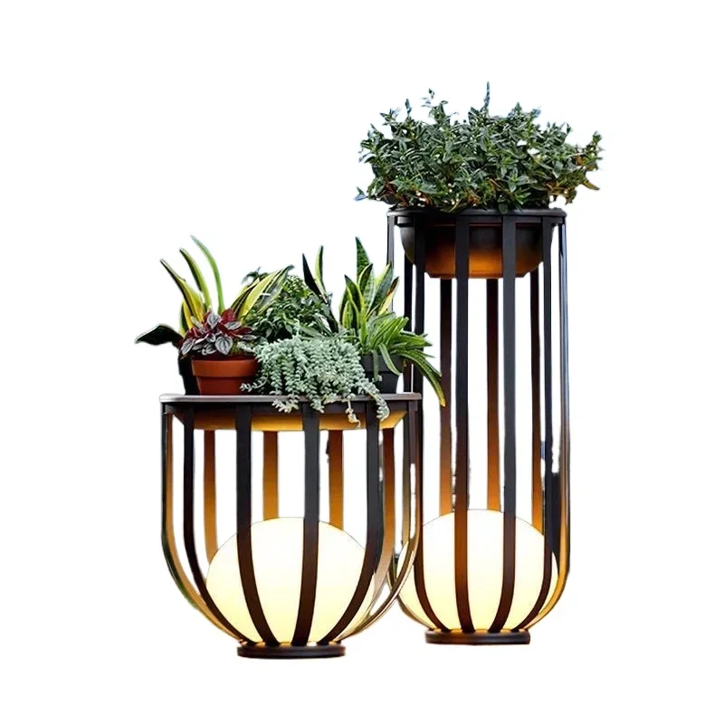 Solar lawn light outdoor waterproof garden floor coffee table light