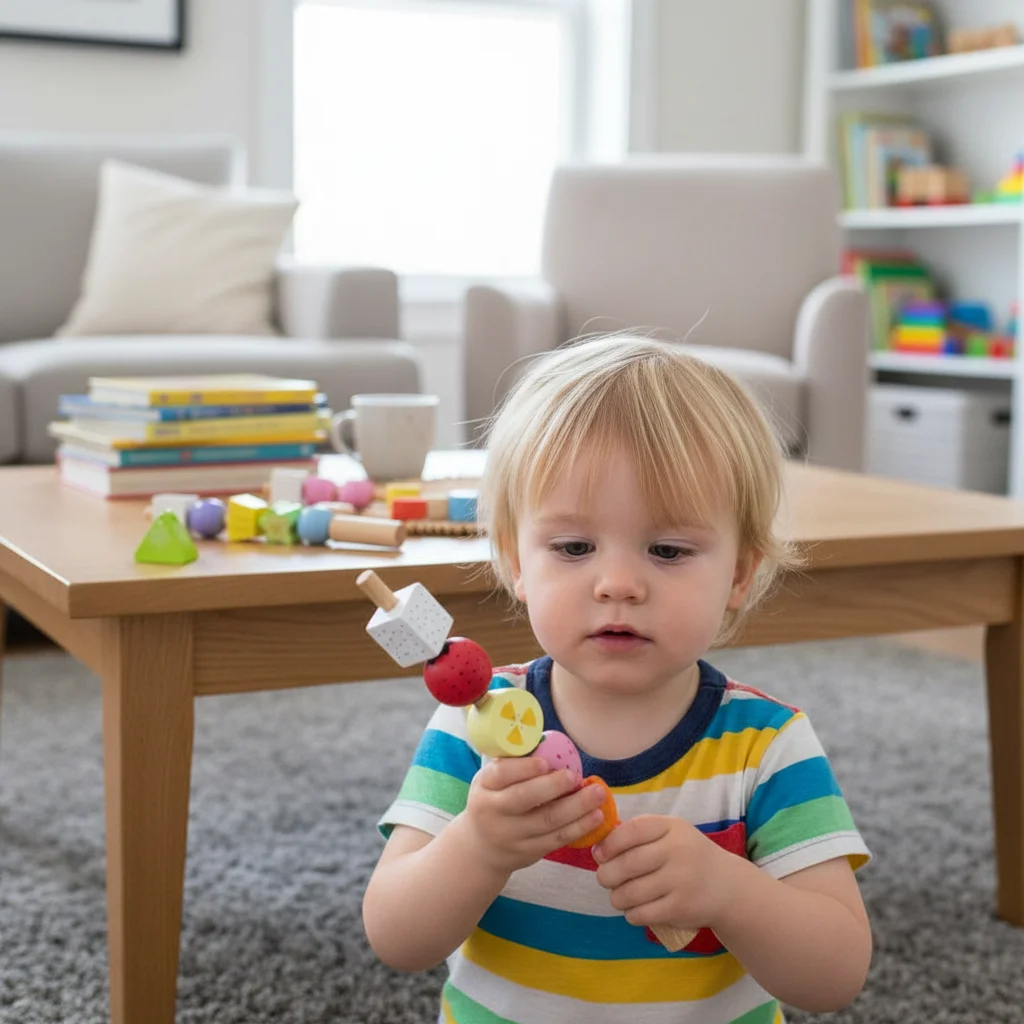 เกมจับคู่รูปทรงผลไม้เรขาคณิต ของเล่นไม้เสริมพัฒนาการแบบมอนเตสซอรี่ ของเล่นลูกปัดแบบอินเทอร์แอคทีฟ ของเล่นไม้แบบพกพา DIY สำหรับเรียงซ้อนและจัดเรียง