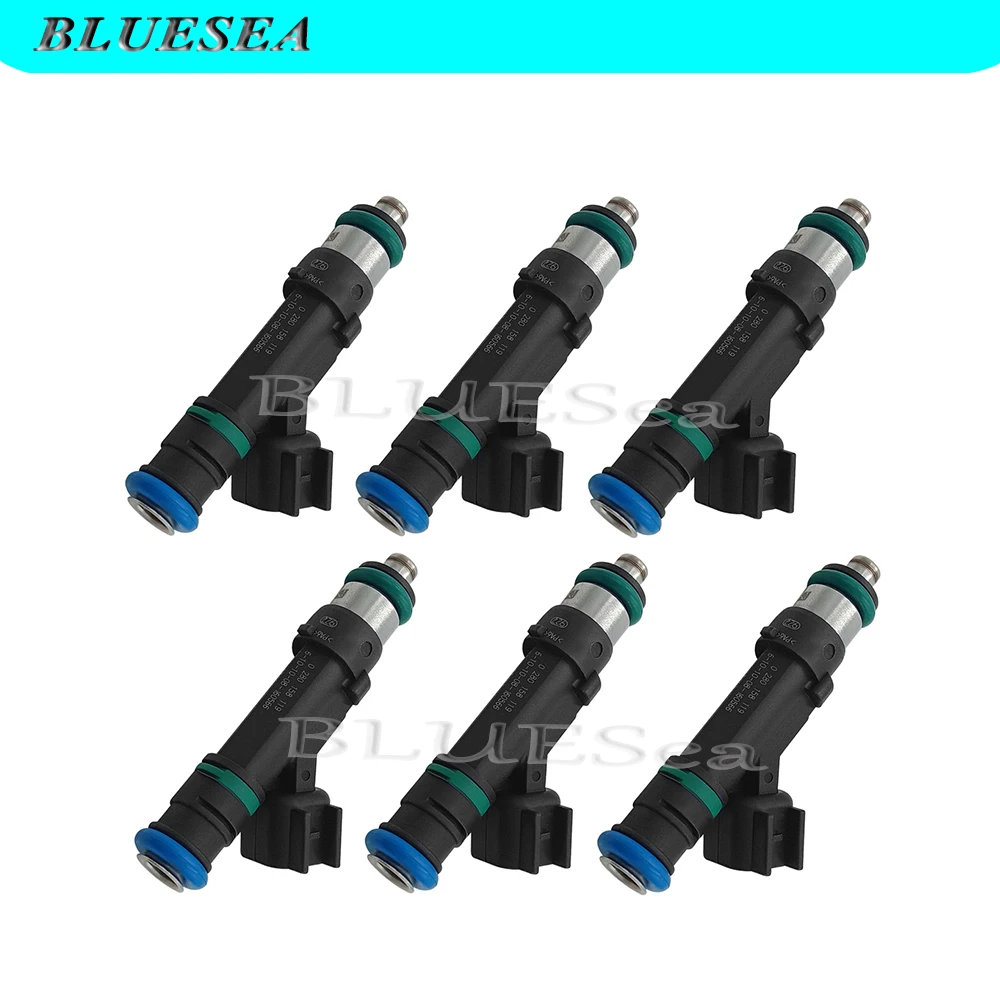 

Set of 6 Injectors 0280 158 119 For Chrysler 07-11 For Dodge 4861667AA, 04861667AA