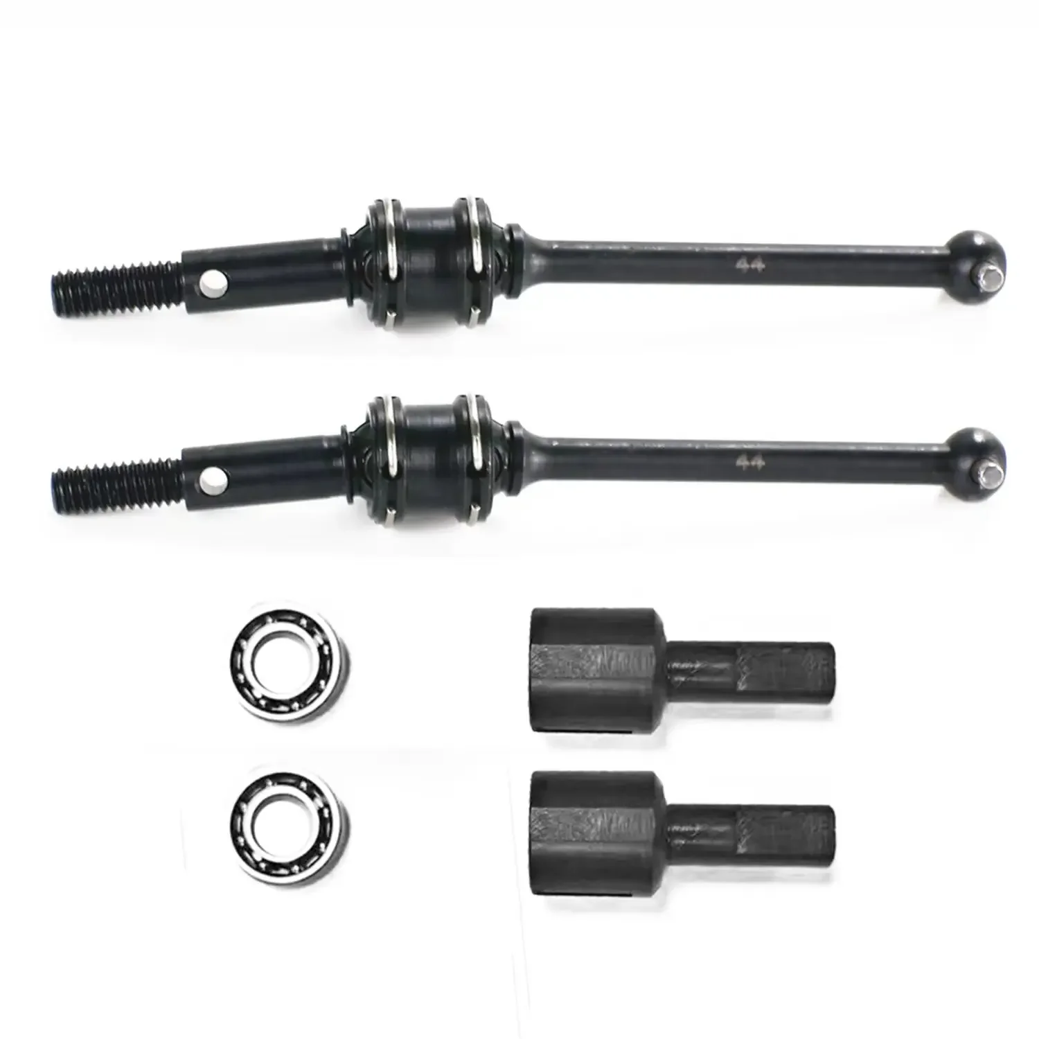 

2 шт. металлический шарнир приводной вал CVD карданный вал 44 мм для Tamiya TA05 TA06 TB05 TRF420 TRF417 RC Car Upgrade Parts