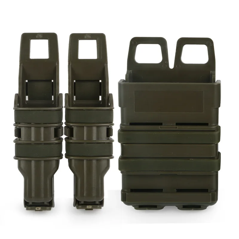 Tactical 5.56mm M4 M16 FastMag Molle Clip Magazine Pouch Pistol Mag Carrier Holder Hunting Airsoft AR Fast Mag Holster