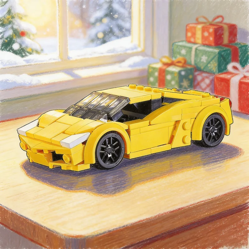 

167pcs MOC Lamborghiniesd Gallardo Cars Model Building Blocks Construction Christmas Gifts Toy DIY Creative Idea Education