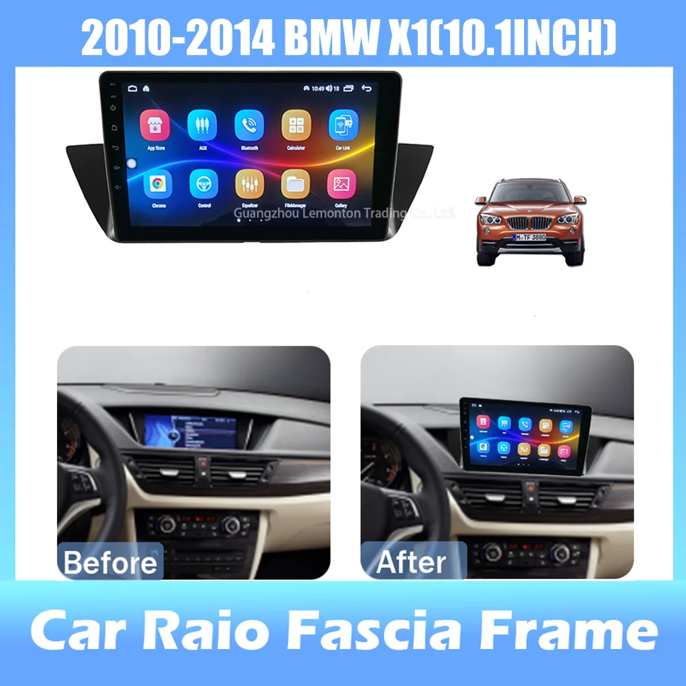 

10.1-inch 2din Car Radio Dashboard For BMW X1 2010-2014 Stereo Panel, For Teyes Car Panel With Dual Din CD DVD Frame