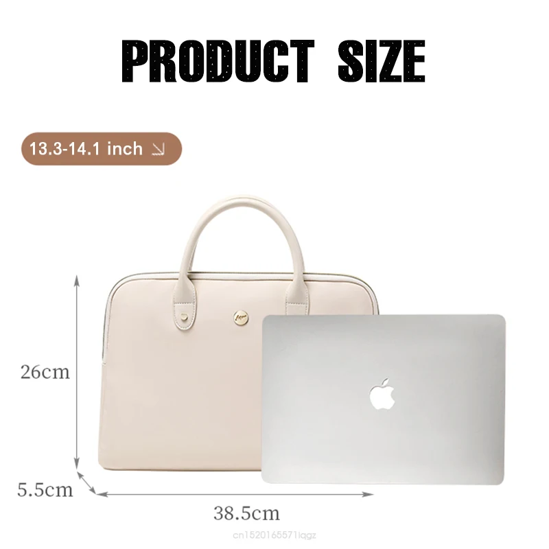 Fashion Women\'s Notebook Briefcase For 13.3 14.1 Inch Laptop Crossbody Bag Travel Shoulder Bags Office Ladies Business Handbags