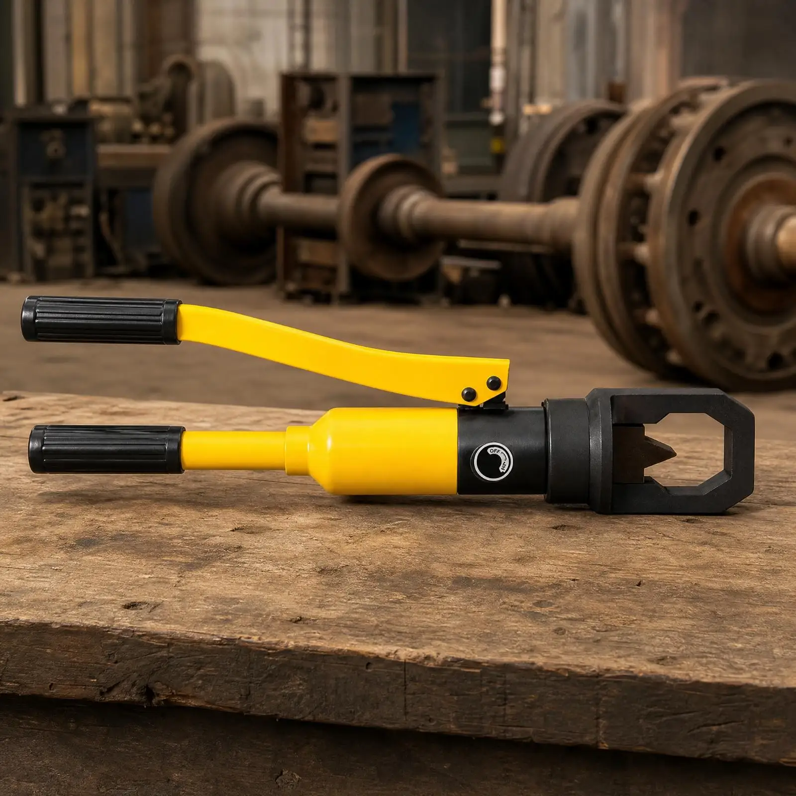 Carbon Steel Hydraulic Nut Splitter Manual Cutting Tool for Electrical Work Railway Engineering Use