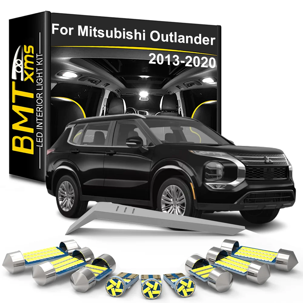 

BMTxms 11Pcs Canbus LED Interior Light Bulb Kit For Mitsubishi Outlander III 3 MK3 2013-2016 2017 2018 2019 2020 Car Accessories