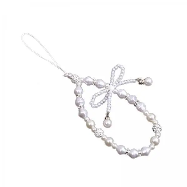 

Plastic Resin Beaded Phone Charm Strap Elegant Cell Phone Pendant Lanyard for Everyday Handbag Use