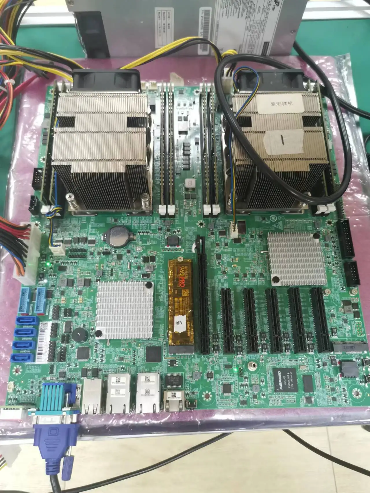 Servidor bidirecional 3c5000l de loongson 3c5000l + 7a2000 mainboard 3c5000l