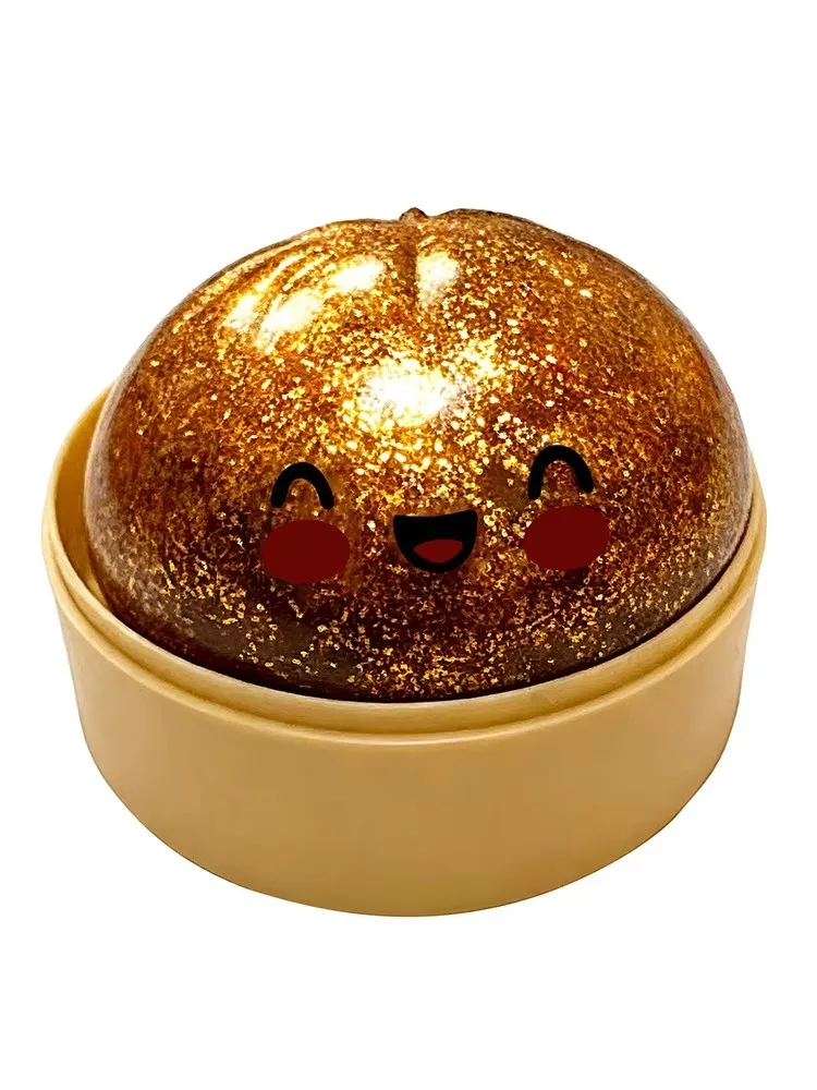 Sprankelende Dumpling Knijp-speeltje Reuze Deegbal Stressverlichtende Speelgoed Squishy Dumplings Stressballen Fidget Sensorisch Speelgoed - afbeelding 1