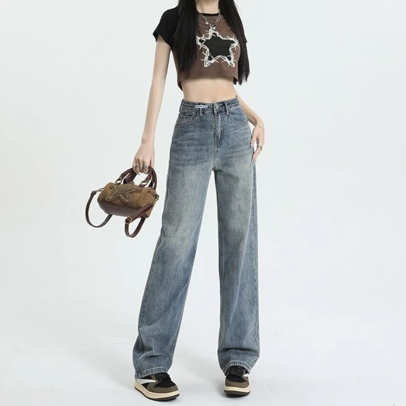 Women s Skinny Jeans High Waist Stretch Denim Pants with Distressed Details and Frayed Hem for Casual Chic Style
