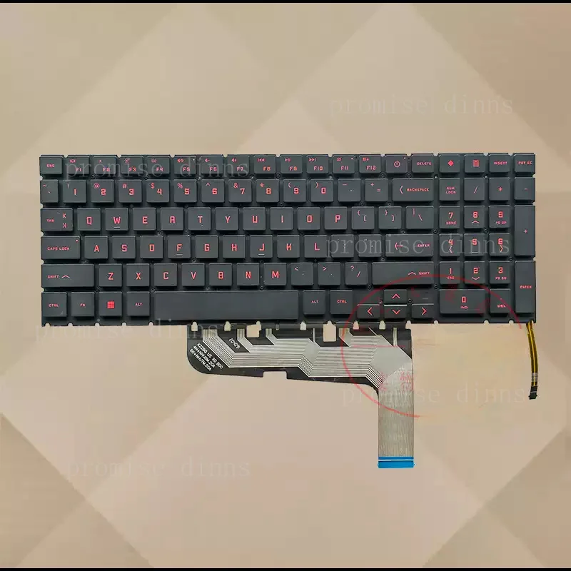 

Клавиатура M с RGB-подсветкой для HP OMEN 11 (16") TPN-Q304 16-am 16-am0000TX US