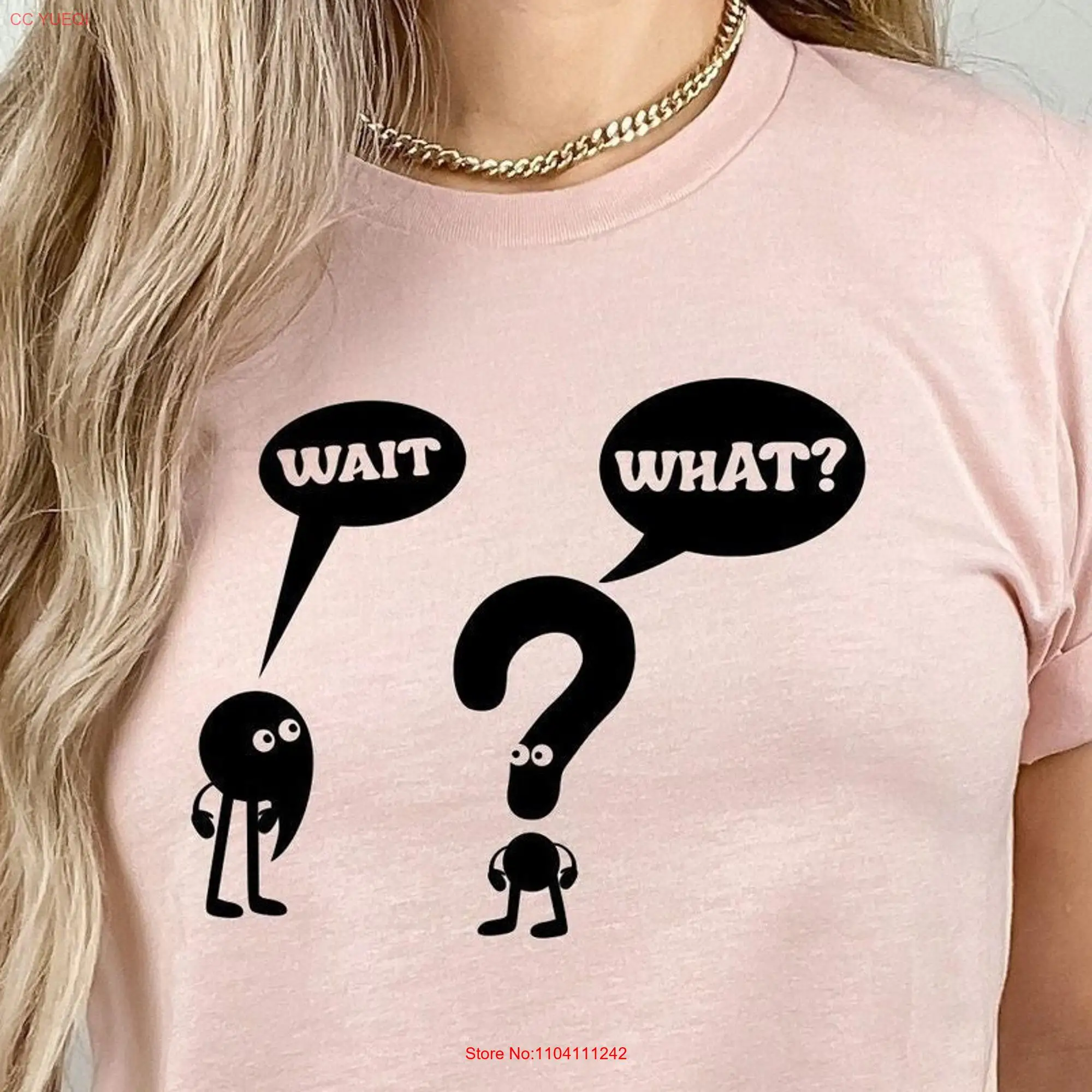 Funny School Grammar T Shirt Cute Wait What Vocabulary Punctuation Literature Teacher Appreciation Language Arts