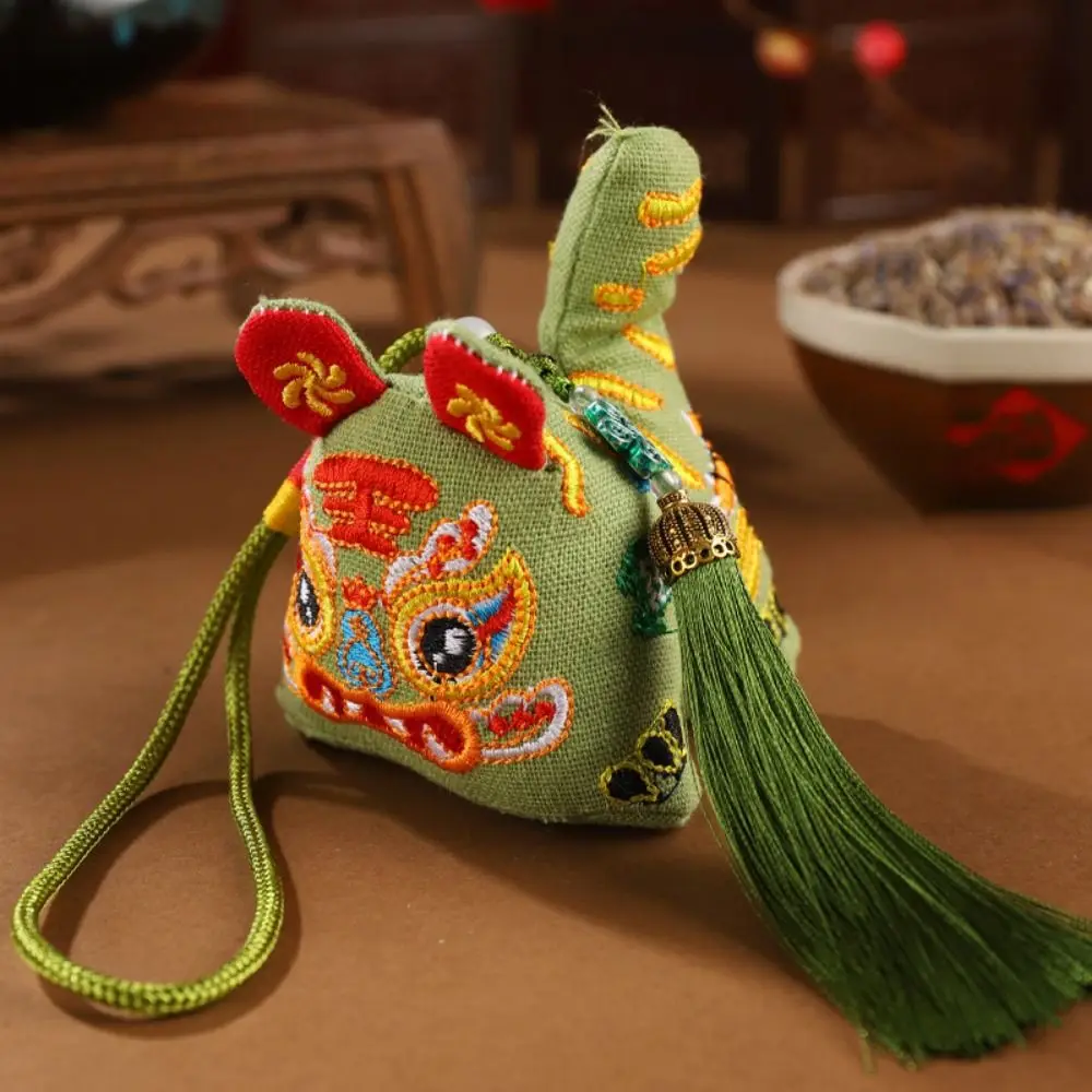 Ancient Five Tiger Sachet Safety Handicrafts Dragon Boat Festival Sachet Embroidery Craft Embroidery Car Pendant Wardrobe