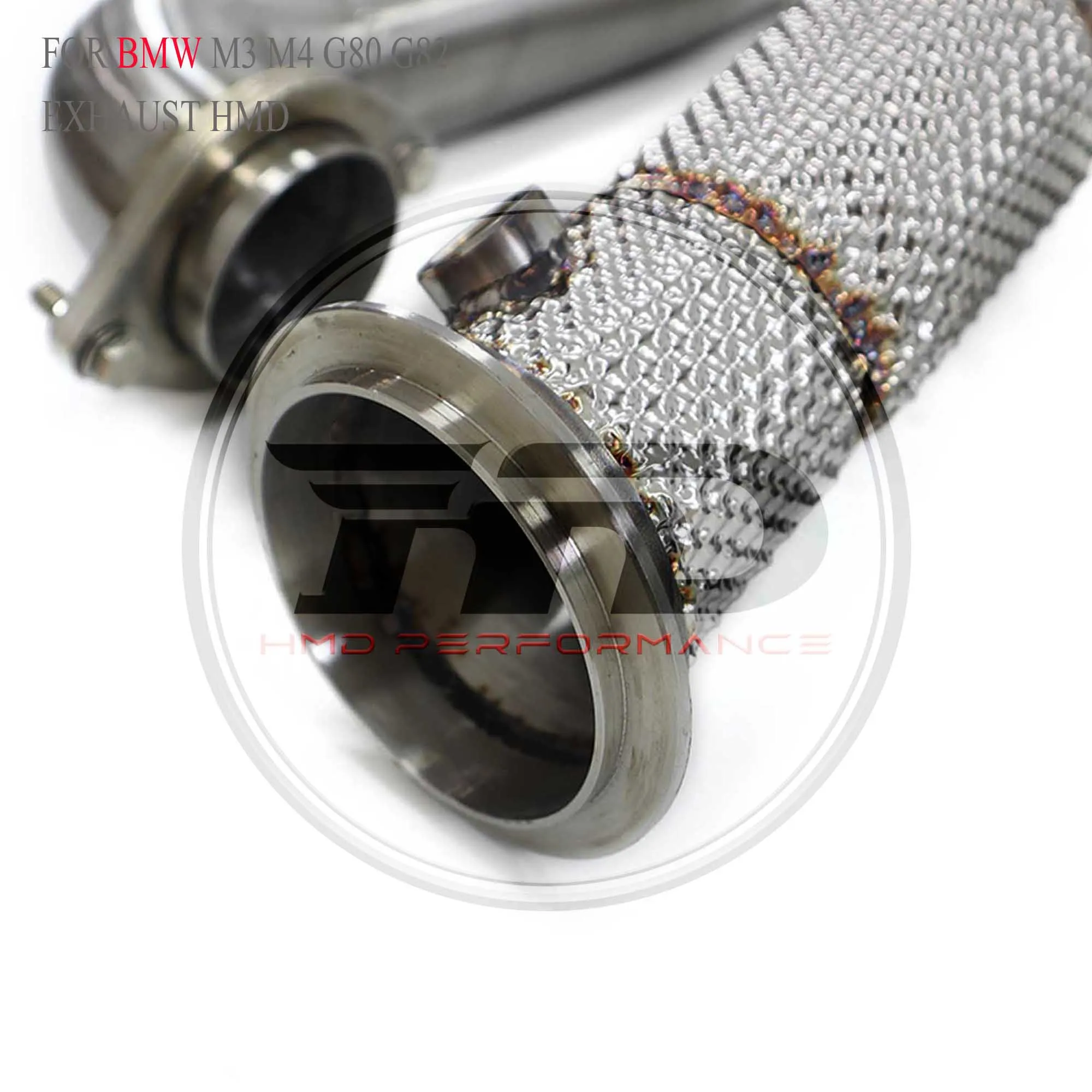 

HMD High Flow Exhaust Downpipe for BMW M3 M4 G80 G82 3.0T With Heat Shield