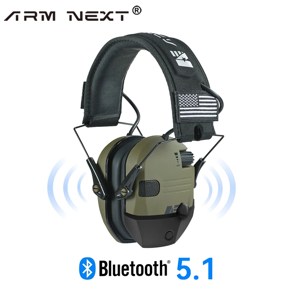 

Tactical Bluetooth Shooting Hearing Protector Active Anti-Noise Earmuff ARM NEXT D20 New Professional Noise Reduction Headset