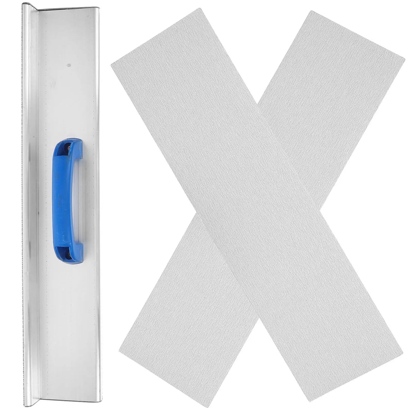 1Set Internal Corner Sandpaper Holder Handheld Drywall Woodworking Manual Sanding Rack Extended Handle Stable